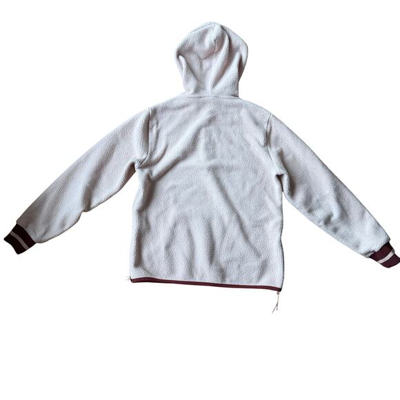 Karitraa Women's Pink 1/2 Zip Pullover Fleece Hoodie Jacket Size M Winter Snow - Picture 8 of 11